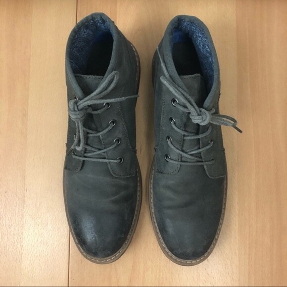 Original Penguin 07613 Melvin Chukka Boots Charcoal Suede Leather Mens Size 9 main image 8